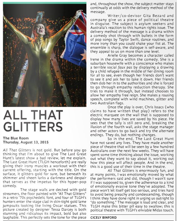 The Last Great Hunt's All That Glitters review for X-Press
